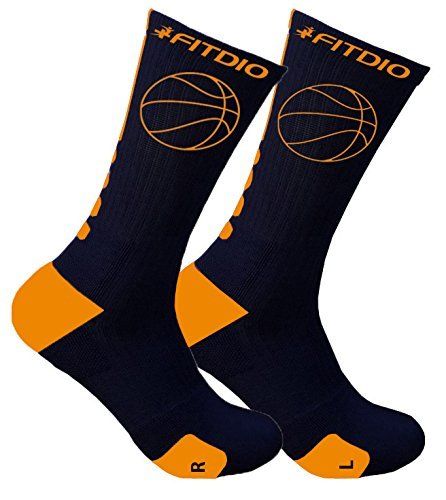 Crew Length 3/4 Athletic Basketball Compression Socks